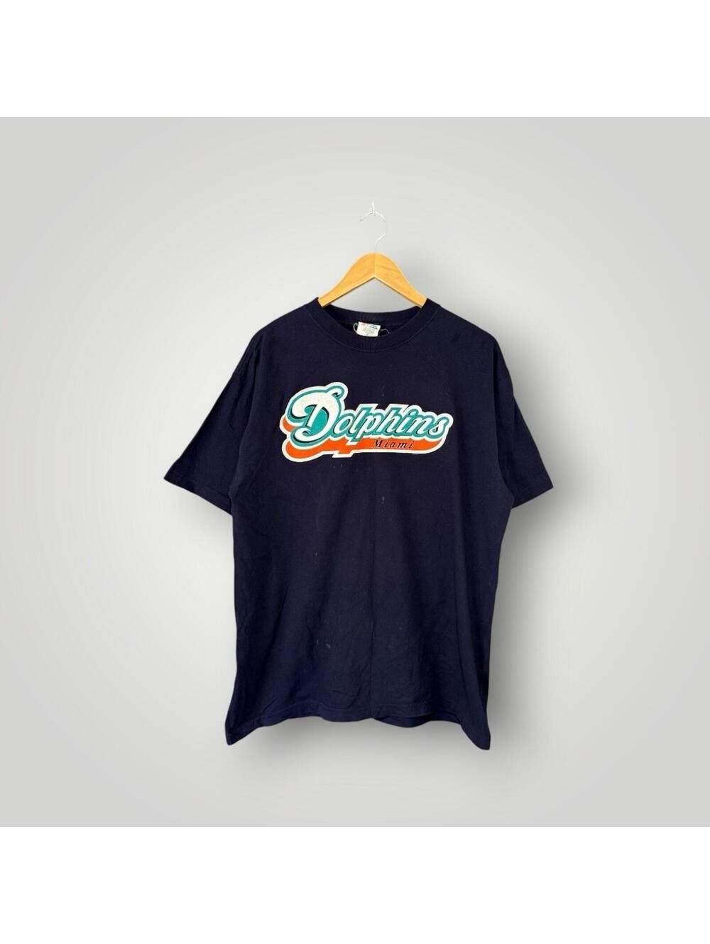 Vintage Majestic Miami Dolphins Zach Thomas 54 NFL T-Shirt XL Men’s